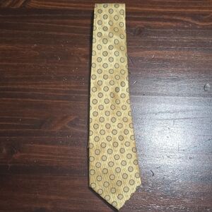 Berlioni Italy Gold Patterned Tie